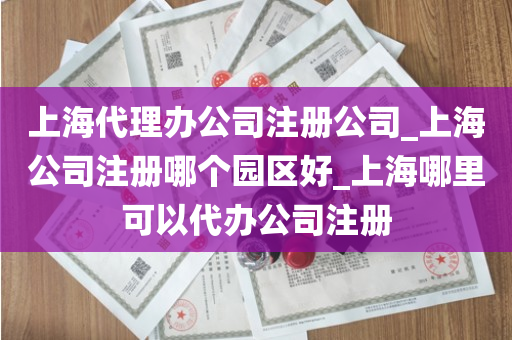 上海代理办公司注册公司_上海公司注册哪个园区好_上海哪里可以代办公司注册